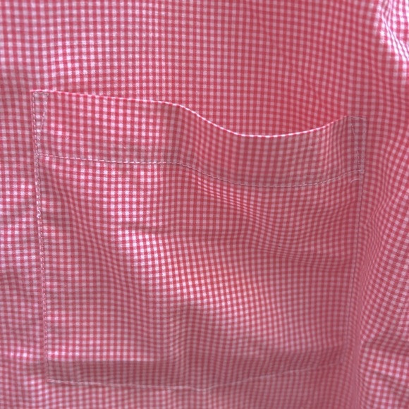 🚨 Cherokee Long Sleeve Button Down Collared Shirt Pink Gingham 18W EUC - Picture 5 of 9